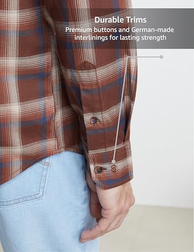 Image of Symbol Premium Men's Checkered Casual Shirt - Regular Fit | Full Sleeve | Pure Cotton (Available in Plus Sizes)