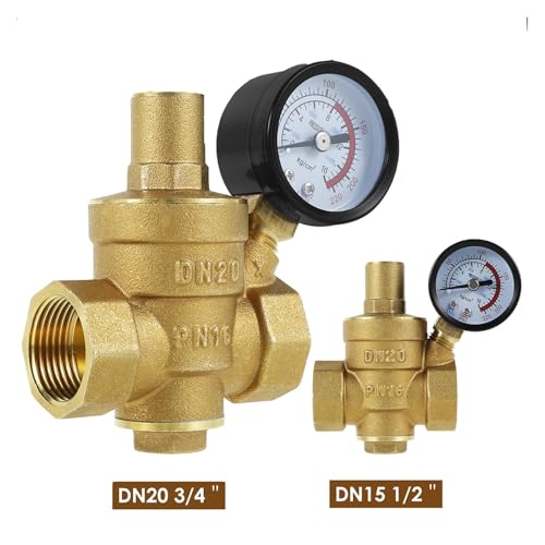Réducteur de pression d'eau réglable 3/4 pour protéger votre maison