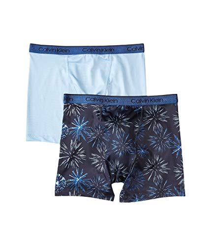 Image of Calvin Klein Kids Boys' Performance Boxer Brief Underwear 2-Pack