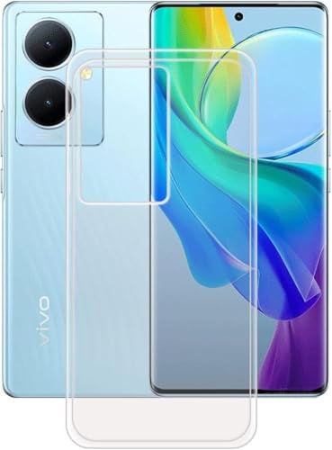 Movilear Funda Carcasa Gel Transparente para Vivo V29 Lite 5G / Y78 Plus 5G, Ultra Fina 0,33mm, Silicona TPU de Alta Resistencia y Flexibilidad FGTR