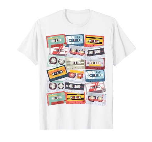 Retro Style Oldschool Tape Kassette Mixtape Design T-Shirt