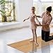 Matrix-Athletic Portable Marley Dance Floor Mat, Triple Thickness, 5mm, Ideal for Tap Dance, Ballet 3' x 4', Wood Grain