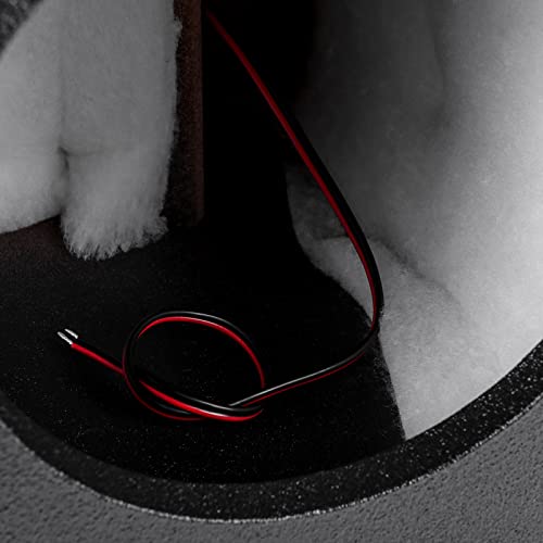 Image of Skar Audio AR1X10V Single 10 inch Universal Fit Armor Coated Ported Subwoofer Box with Kerf Port