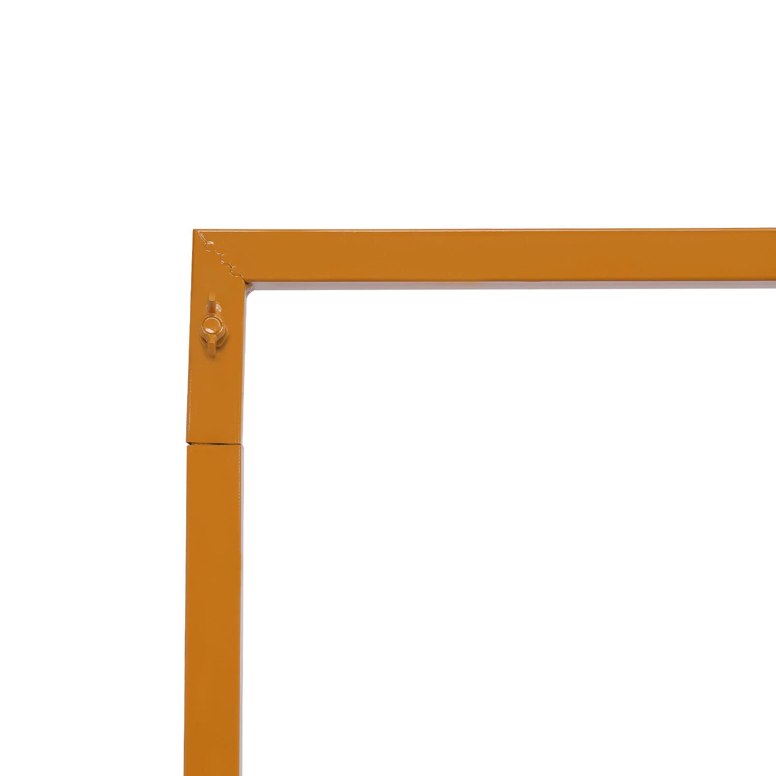 2 x 2 m, arco per matrimonio, rettangolare, oro, in metallo, con base, portatile, per feste di compleanno, banchetto, decorazione