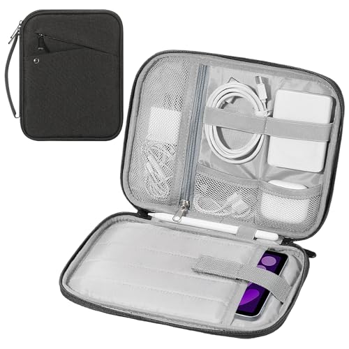 MoKo 7 8 Pulgadas Tablet Funda de Transporte con asa, Bolsa de Viaje Acolchada de protección para iPad Mini A17 Pro 8,3'' 2024, iPad Mini 6 8,3