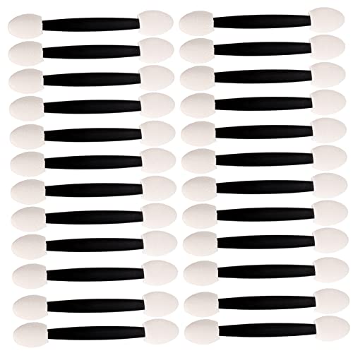 FRCOLOR Double-ended Eye Shadow Makeup Tool 4 Pack Sponge Applicator Lip Brush for Women Cosmetics Brush Set