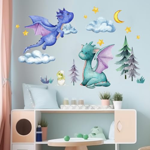 Vinilos decorativos Baby Dragon para pared miniatura 4