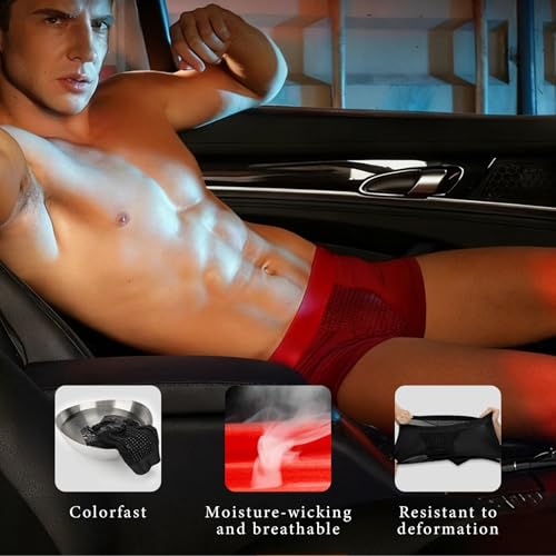 Calzoncillos tipo bóxer para hombre Gcroet transpirables pack de 5 piezas para el día a día 6