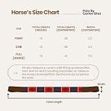 Carlos Diaz Designerska Naturalna Skóra Woskowana Haftowana Polo Koń Uzda Naczółek