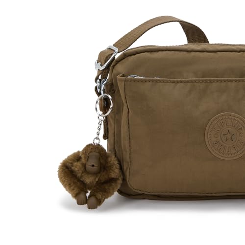 Image of Kipling Women's Abanu Medium Crossbody Bag, Lightweight, Adjustable Nylon Waist Pack with Multi-Compartment Zip Pockets