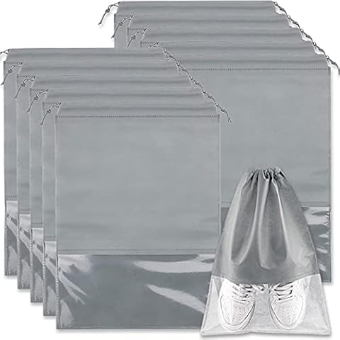 Acehome 10 Pack Travel Shoe Storage Bags Cover