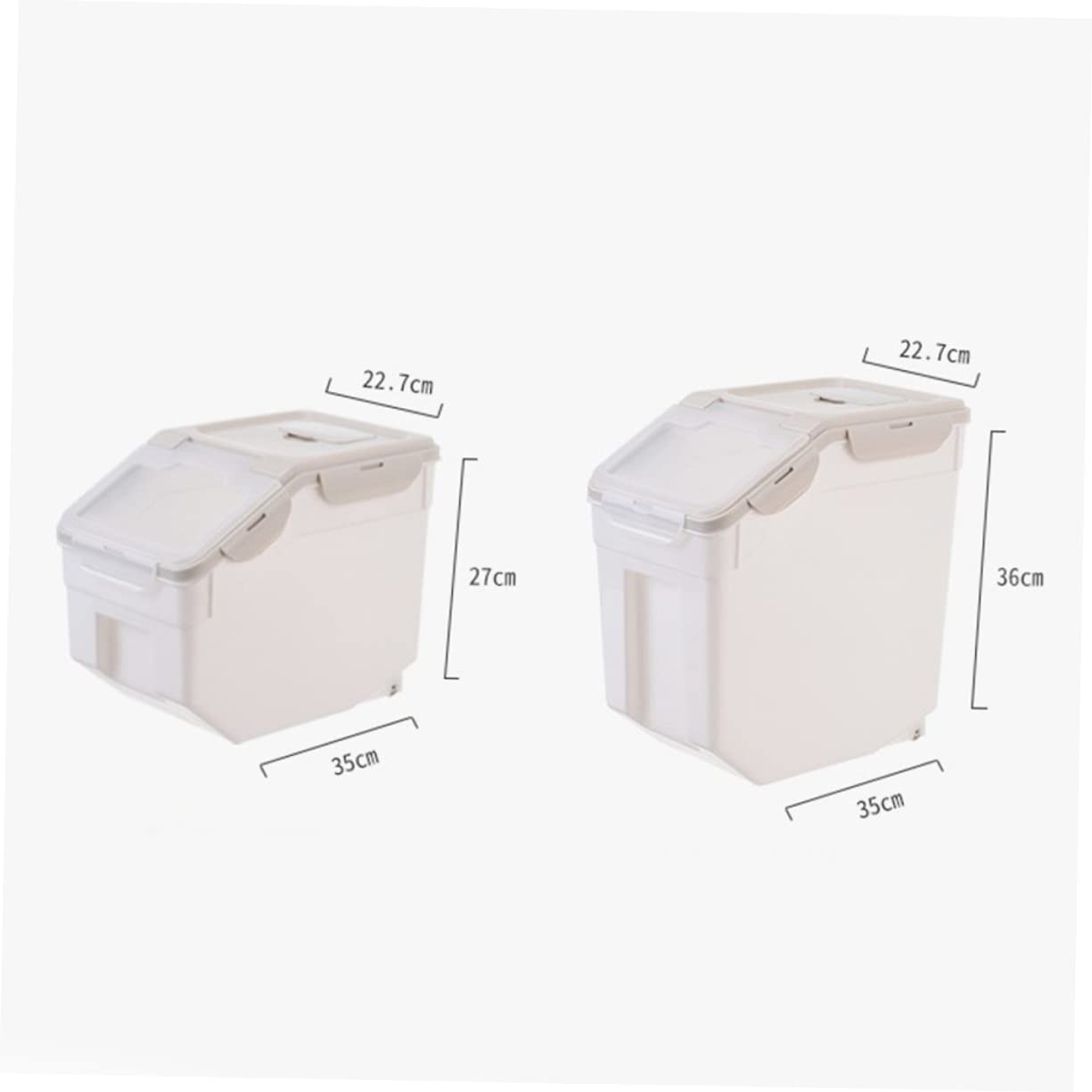 1kawałek Słodki Pojemnik Karmę Dla Zwierząt Szczelny Kubełek Do Przechowywania Pojemnik Jedzenie Dla Psów i Kotów s Wytrzymały Materiał Elegancki Design