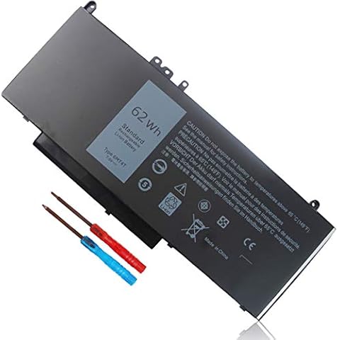 Emanjor 7.6V 62Wh 6MT4T Battery Compatible with Dell Latitude E5470 E5570 Precision 3510 Series 7V69Y TXF9M 79VRK 07V69Y 079VRK 0TXF9M 0HK6DV Cover