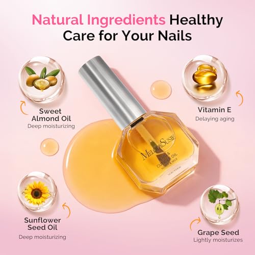 Image of MelodySusie Air-Dry Peel Off Base Coat Cuticle Oil Top Coat | 3Pcs Beginner Friendly Gentle Protection for Nails,essential for Home DIY and Nail Salon