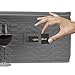 Sorbus Stemware Storage Chest - Deluxe Quilted Case with Dividers - Service for 12 - Great for Protecting or Transporting Wine Glasses, Champagne Flutes, Goblets, and more (Storage Glass - Gray)
