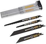 DEWALT DT99550-QZ - Juego de 13 Hojas de Sierra Sable Bi-Metal XR EXTREME RUNTIME ; 5x DT99554 152mm , 2x DT99555 230mm ,4x DT99553 152mm,2x DT99552 203mm ideales para cortes en Madera y Metal