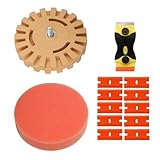 Laroal 4-Zoll-Gummirad-Aufkleberentferner, Folienradierer, Gummirad zum Entfernen von Folienkleberückständen und Nadelstreifenaufklebern