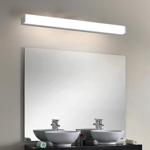 Iluminación de larga de aluminio y acrílico con acabado negro 7