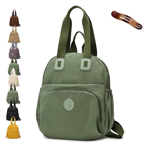 Heaneutrorty Backpack, Heaneutrorty Waterproof Versatile & Stylish Backpack for Women, Large Capacity (Dark Green)