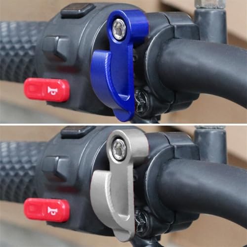 ZeNaha Universal CNC Aluminium Alloy Motorcycle Single Hole Hook Helmet Bag Carry Hook Holder for Dirt Bike Electric Scooter Moped - Thumbnail 4