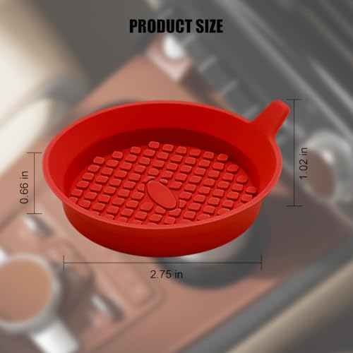 Zpana Porta Vasos para Auto de Silicona, 4 Piezas miniatura 2