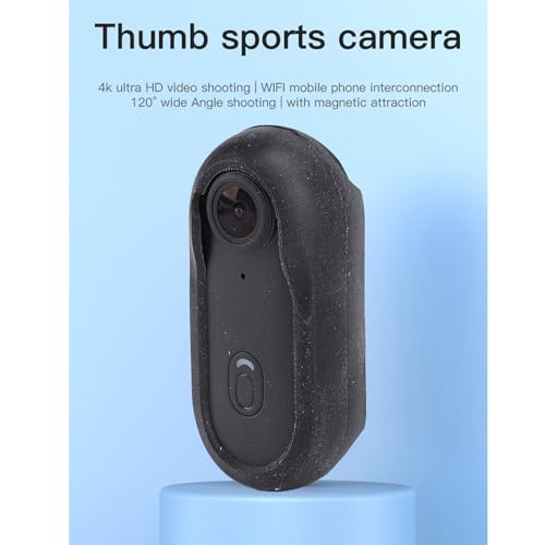 Câmera para Coleira para Animais de Estimação 4K, Coleira para Câmera de Gato Com ângulo Amplo de 12