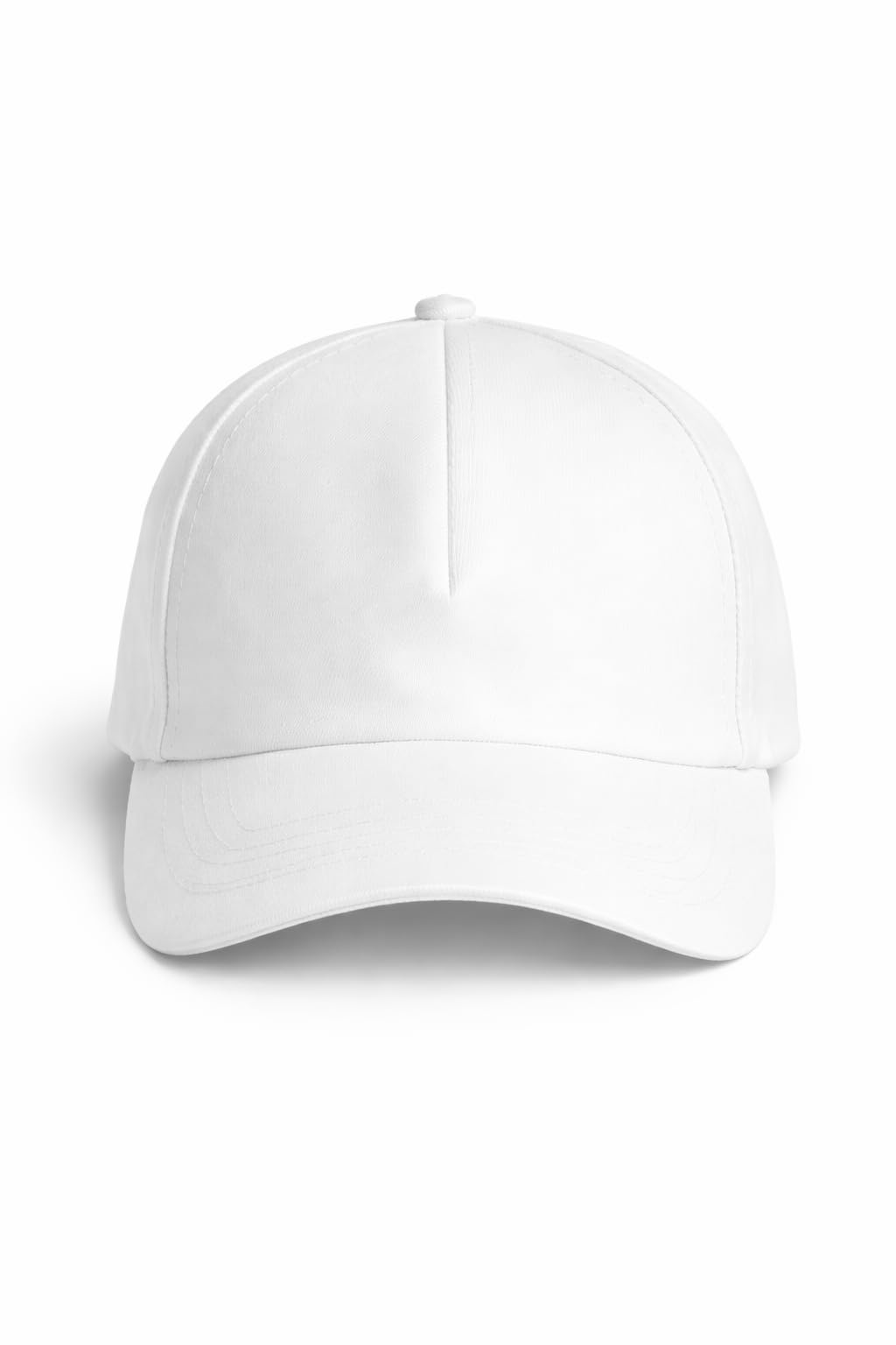 Nephar Kids Cotton Cap | Solid White Baseball Hat | Adjustable Fit | Casual Free Size PO1-image-36