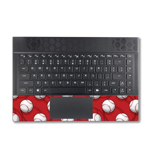 Image of MightySkins Skin Compatible with Alienware X14 R2 (2023) Full Wrap Kit - Tiled Baseball | Protective, Durable, and Unique Vinyl Decal wrap Cover | Easy to Apply & Change Styles | Made in The USA