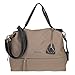 Produktbild Handtasche Damen Alessandro S Bari Damentasche Schultertasche Umhängetasche Tasche 5402 +e (Cafe Latte (braun))