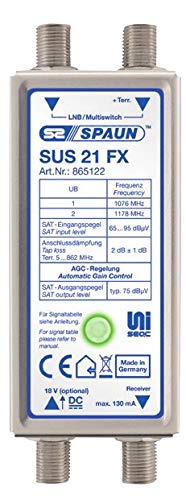 Spaun 865122 SUS 21 FX Uni seqc Unicable Argento