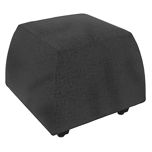 Image of Wakefit Belize Ottoman (Charcoal Grey)