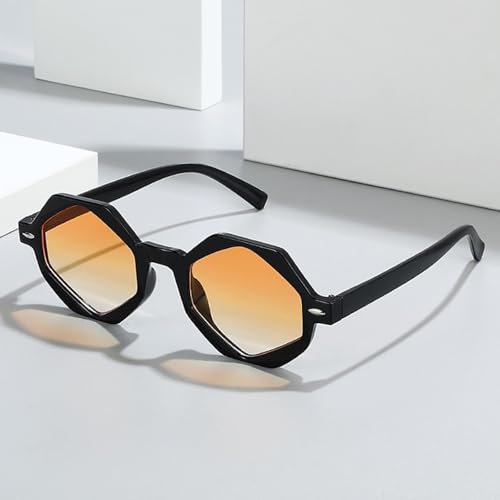 Lunettes de soleil rétro polygonales pour protéger vos yeux avec style - 2