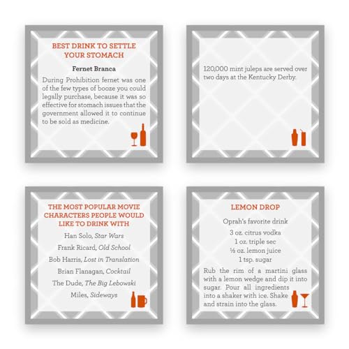TableTopics Coquetel - 135 cartas iniciais de conversa para festas com perguntas, fatos, citações e