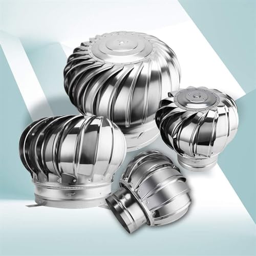 Extractor eólico de 150 mm en acero inoxidable para optimizar el tiro de chimenea 6