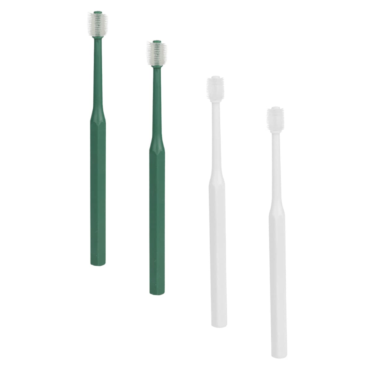 Mipcase 12pezzi Spazzolino Da Denti Per Animali Domestici Spazzolino Leggero Con Manico Ergonomico e Setole Morbide Pulizia Orale Profonda Per Cani e Gatti Gradi Di Comfort e Praticità