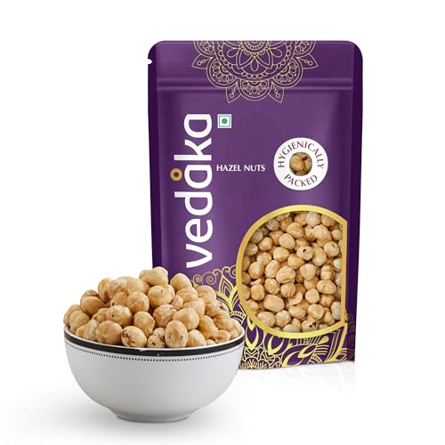 Image of Amazon Brand - Vedaka Premium Dried Hazelnuts | 250G | Natural And Ideal For Snacking