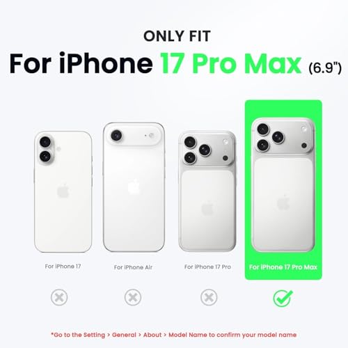 Image of MIDOS Back Cover Compatible with iPhone 17 Pro Max, 3D Soft Silicone 3D Cute Cartoon Full Protective Case for iPhone 17 Pro Max (Black)