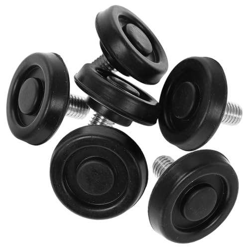 MUSISALY Niveladores de Patas para Muebles de Salón, 6 Piezas Tornillos, Plástico y Metal, Piezas de Repuesto para Sillas de Peluquería Alta Durabilidad