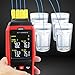 Thermocouple Thermometer Data Logger 4 Channels Digital K Type Thermometer, Real-Time Data Logging, Temperature Data Logger, 5000 Groups Record, Audible/Visual Alarms, Wide Range -328~2501°F