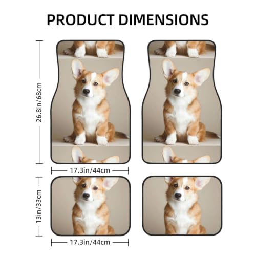 Alfombrillas para coche de corgi protegen el suelo contra suciedad y agua 2