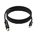 Produktbild AZlink USB C auf Mini DisplayPort Kabel, Typ C auf Mini DP (4K @ 60 Hz), Thunderbolt 3 kompatibel für MacBook Pro 2017/2016, Chromebook Pixel, Galaxy Note 8 S8/S8 Plus und mehr (6FT/1,8 m)