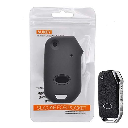 XUKEY - Funda de Silicona para Llave de Kia Sportage Ceed Sorento Cerato Forte 2017 2018 2019