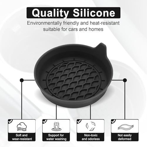 2 Coasters para Portavasos de Carro XHSZ miniatura 3