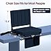 Halituny Stadium Seat for Bleachers with Back Support 2 Pack, Portable Bleacher Seat with Padded Cushion, Metal Hook, Folding Stadium Chair with Shoulder Strap, Carry Handle, Cup Holder, Navy Blue