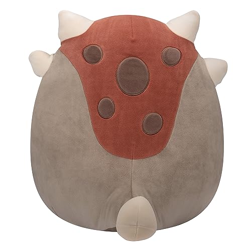 Image of Squishmallows Original 14-Inch Ainhoca Grey Ankylosaurus - Large Ultrasoft Official Jazwares Plush