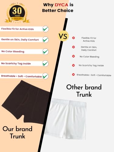 Image of DYCA by Bodycare Boys Cotton Trunks, Soft & Breathable, Pack of 6, Print & Colour May Vary