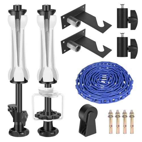 EMART Photographie Fond Support Mural Rouleau Simple Système de Support Système Manuel à Rouleau pour Fond Photo Support Mural et Plafond pour Studio...