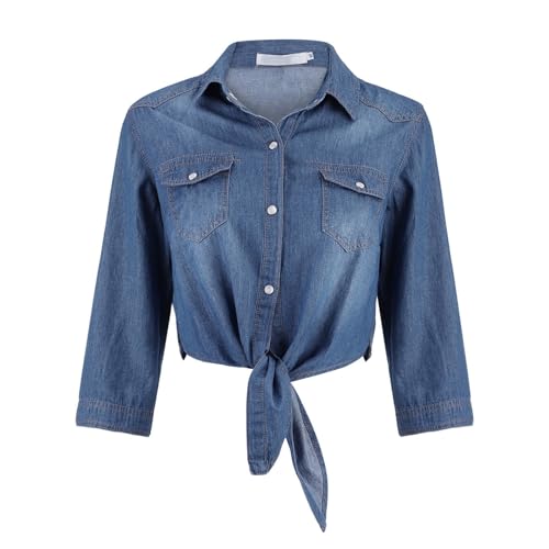 Trench léger femme en jean idéal pour sorties moto