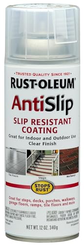 Lista de Pintura en espray favoritos de las personas. 40 Rust-Oleum 271455 detiene el espray antideslizante del óxido, 12 onzas, acabado mate, transparente
