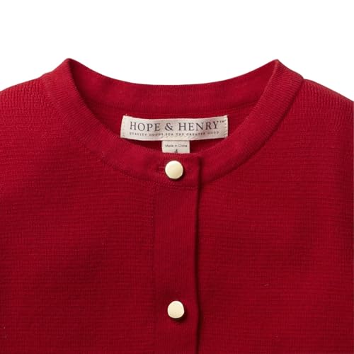 Image of Hope & Henry Girls' Milano Stitch Cardigan Sweater